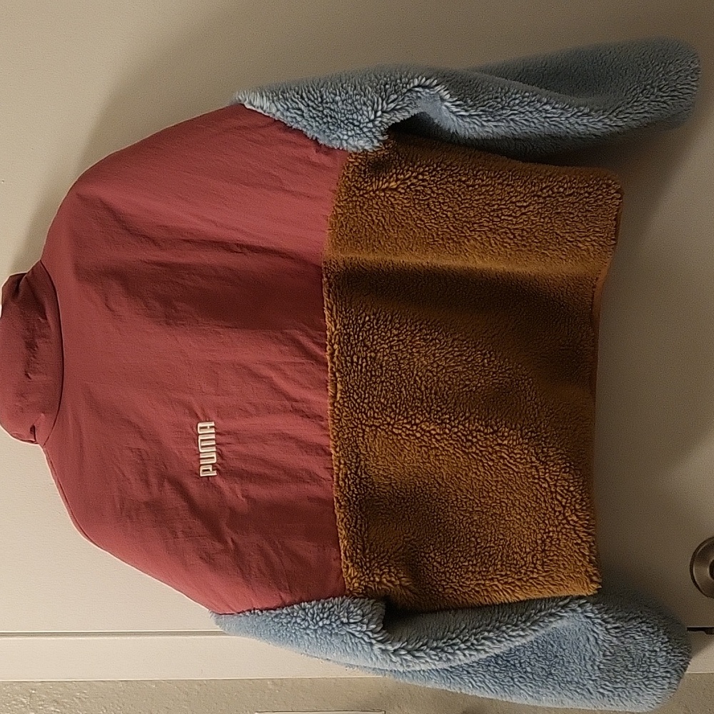 Puma sherpa jacket orchid size XS - Picture 3 of 7